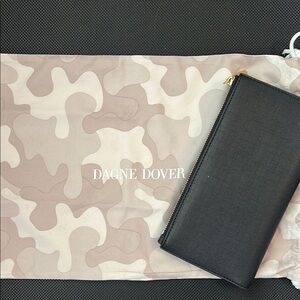 NWT Dagne Dover Black Slim Wallet